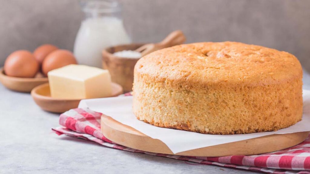 receta de bizcocho de polvorones de almendra