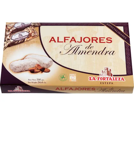 Estuche Alfajores de Almendra La Fortaleza